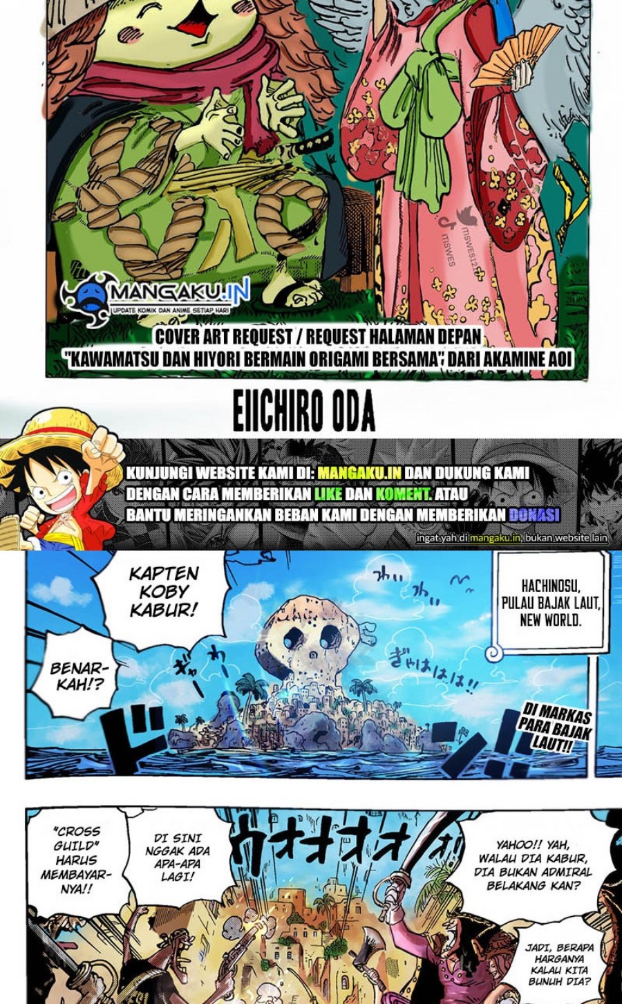 Manga One Piece Chapter 1080 gambar nomor 2