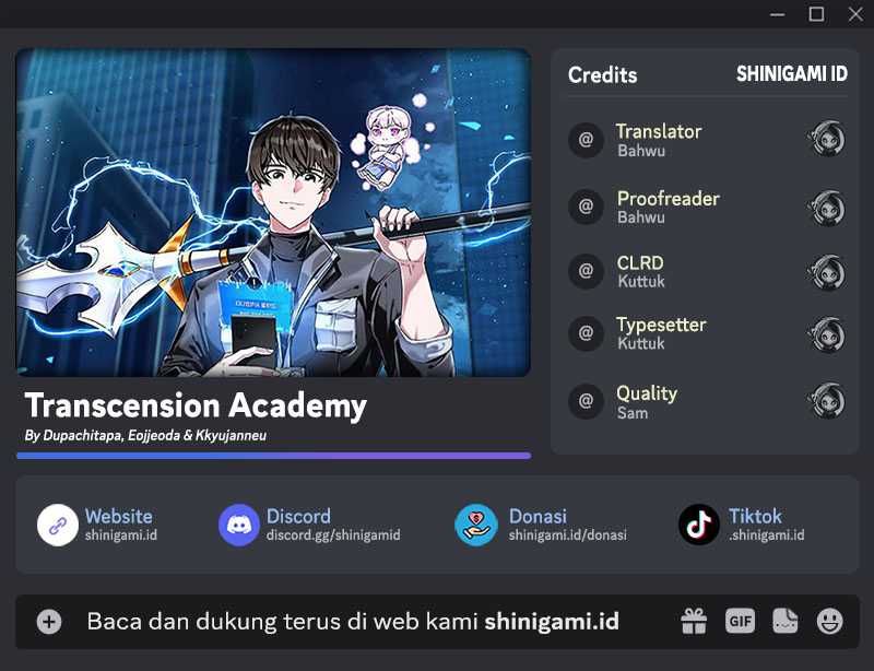 Komik Transcension Academy Chapter 55 gambar nomor 1