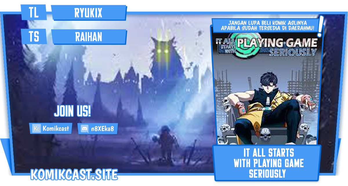 Komik It all starts with playing game seriously Chapter 75 gambar nomor 1