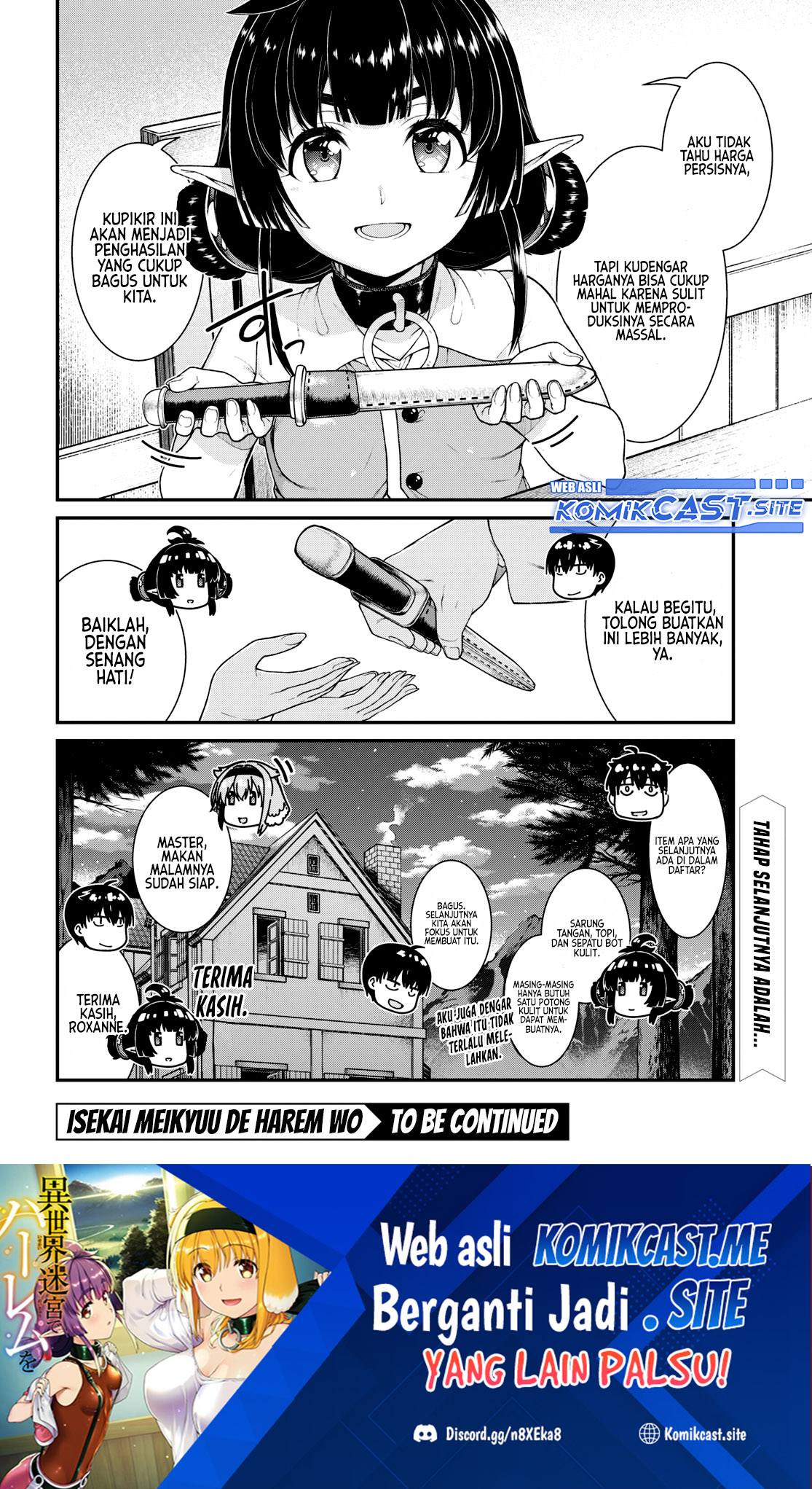 Isekai Meikyuu de Harem wo Chapter 70 Gambar 11