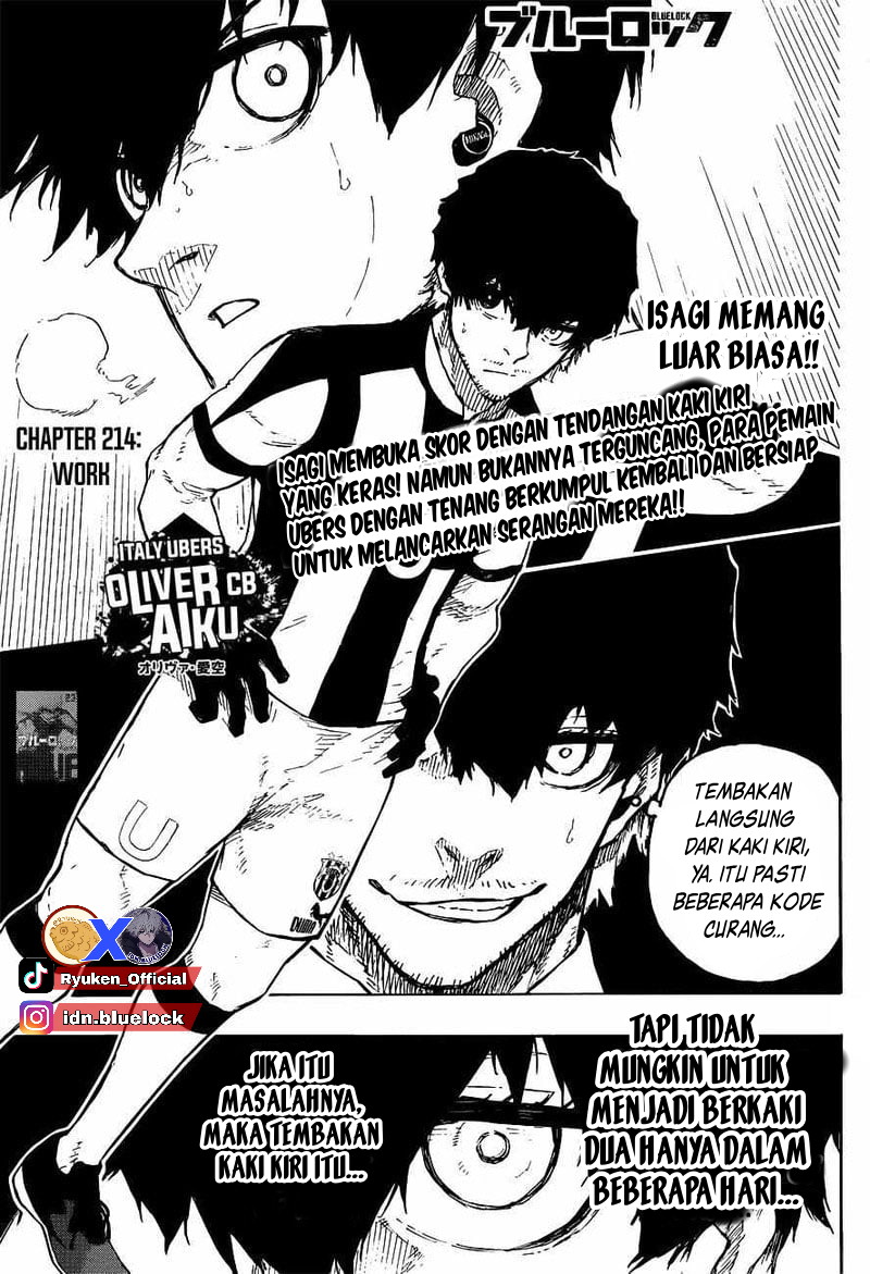 Blue Lock Chapter 214 Gambar 3