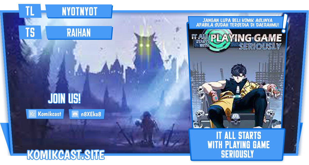 Komik It all starts with playing game seriously Chapter 77 gambar nomor 1