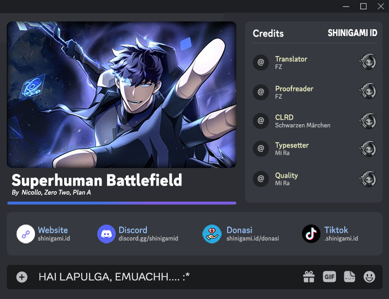 Komik Superhuman Battlefield Chapter 50 gambar nomor 1