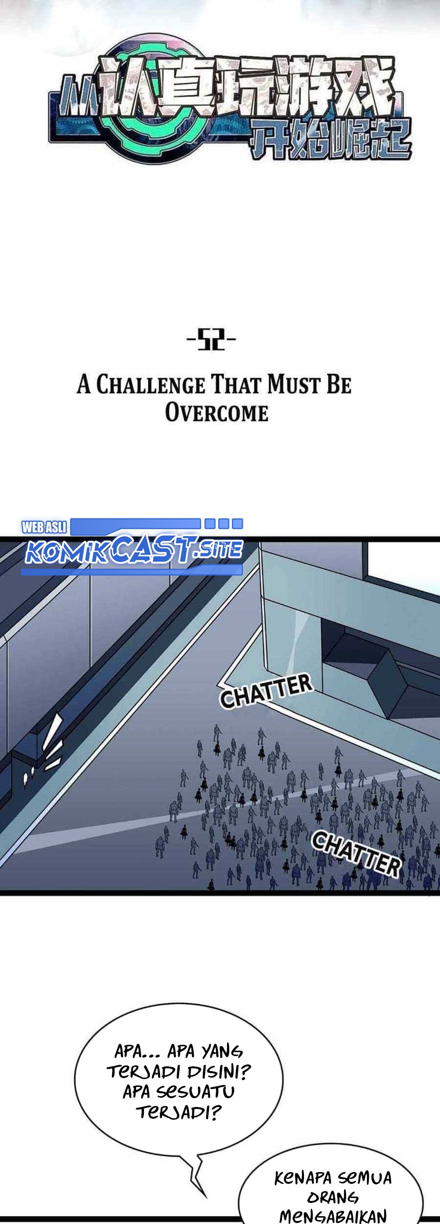 It all starts with playing game seriously Chapter 52 Gambar 8