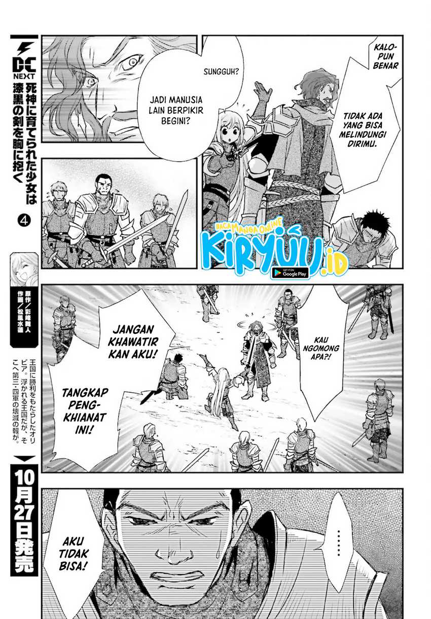 Shinigami ni Sodaterareta Shoujo wa Shikkoku no Tsurugi wo Mune ni Idaku Chapter 23 Gambar 16