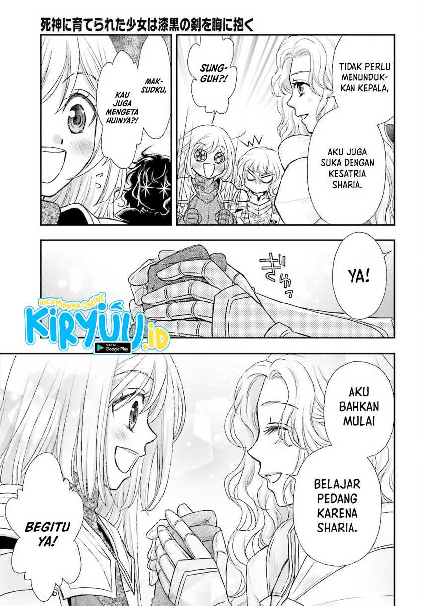 Shinigami ni Sodaterareta Shoujo wa Shikkoku no Tsurugi wo Mune ni Idaku Chapter 23 Gambar 25