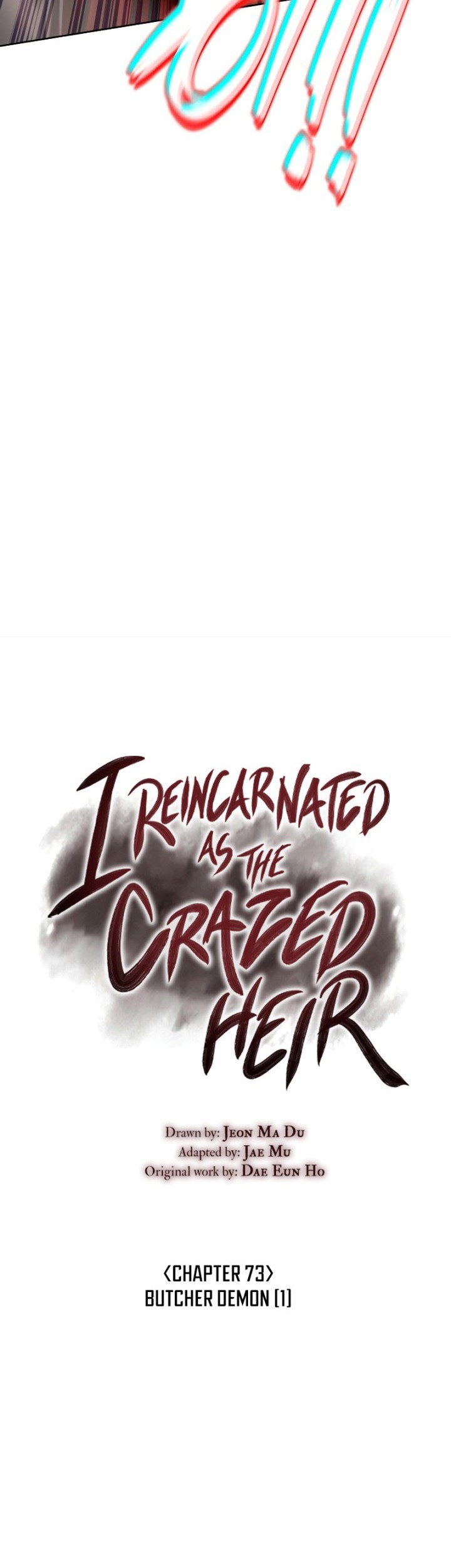 I Reincarnated As The Crazed Heir Chapter 73 Gambar 45