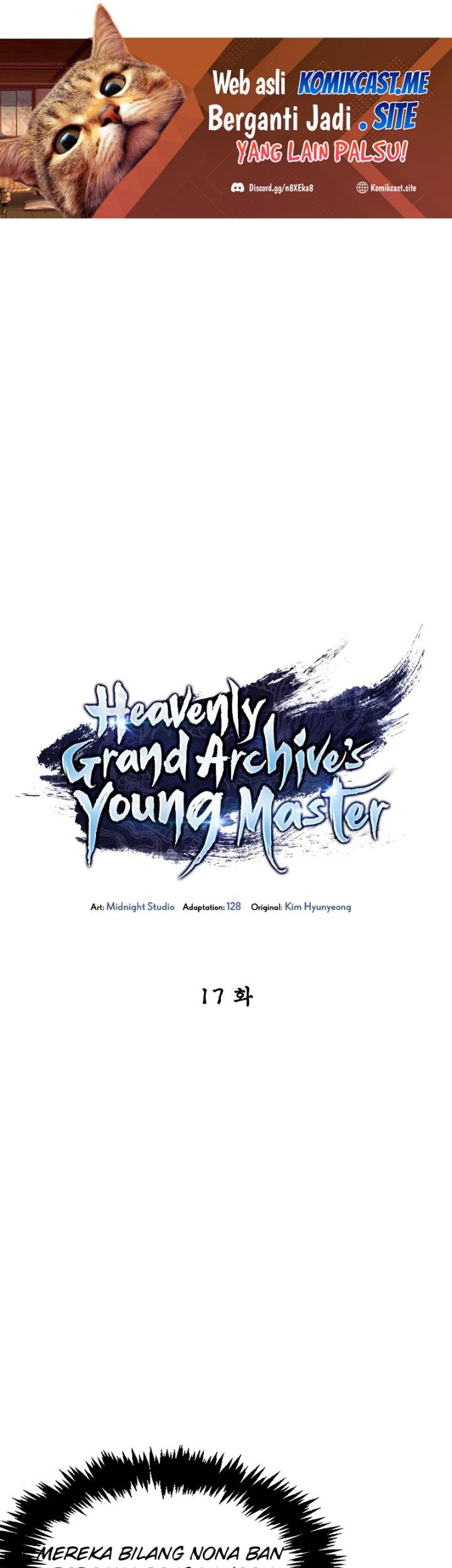 Manhwa Heavenly Grand Archive’s Young Master Chapter 17 gambar nomor 2