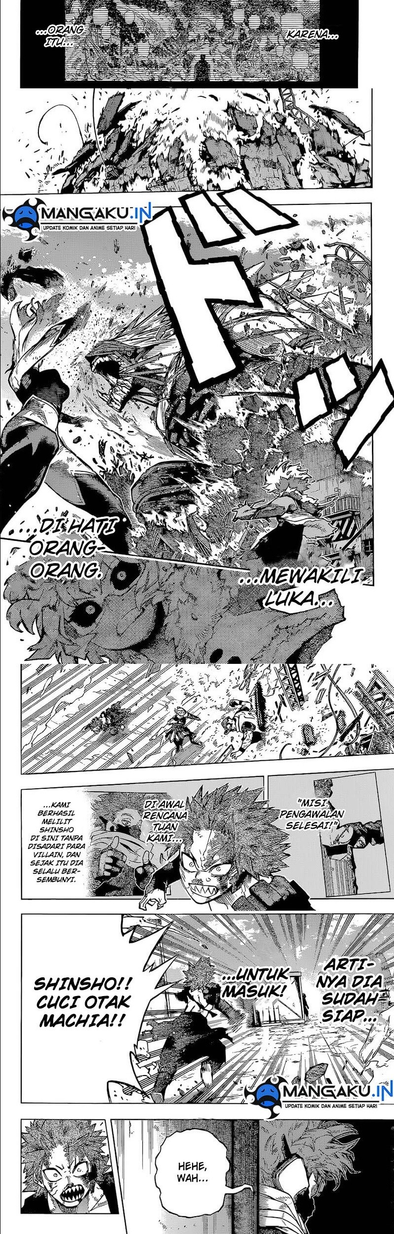 Boku no Hero Academia Chapter 383 Gambar 5