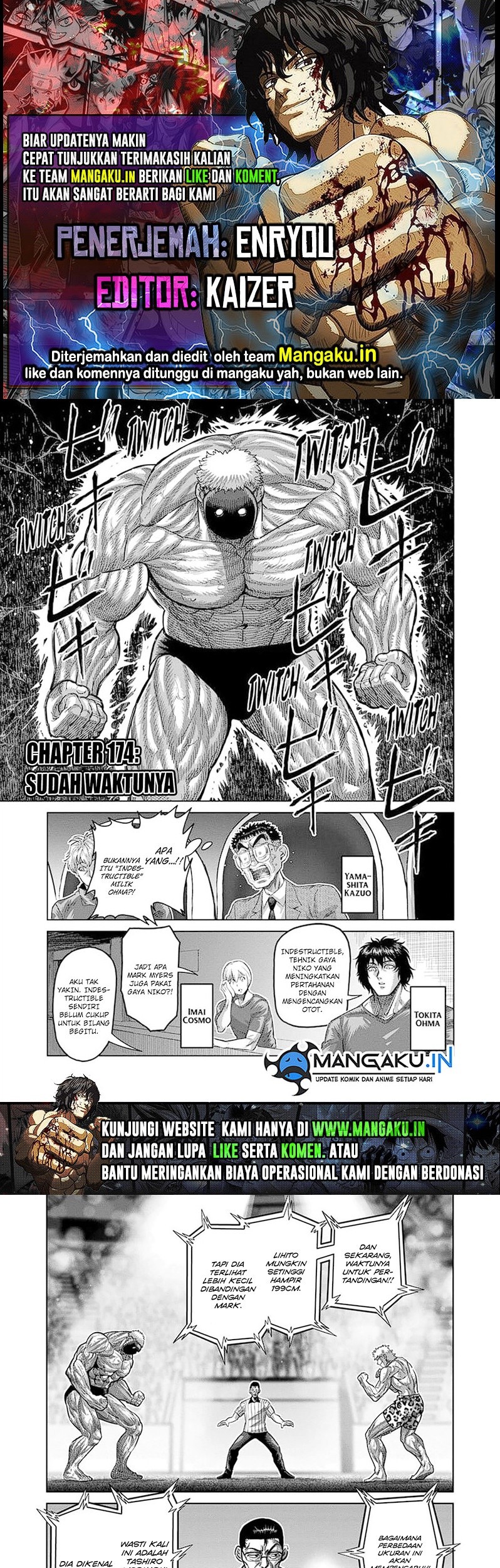 Komik Kengan Omega Chapter 174 gambar nomor 1