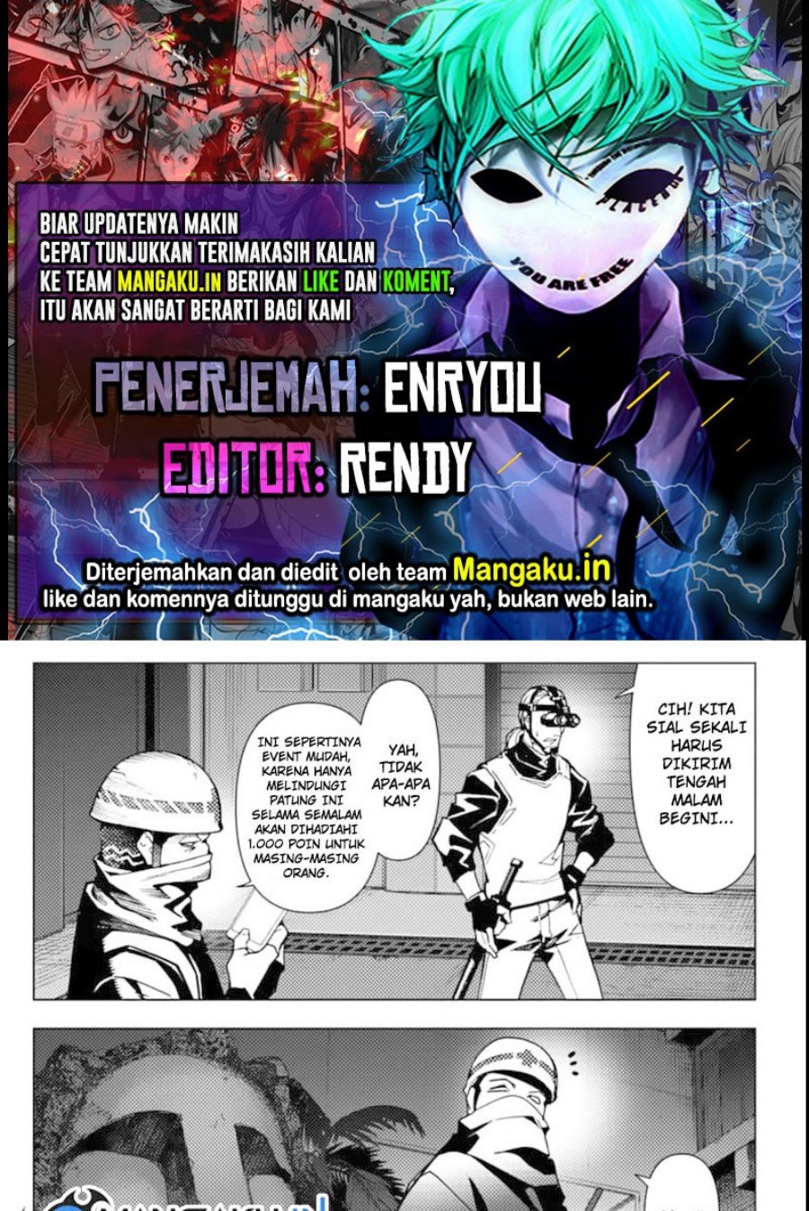 Komik Darwins Game Chapter 110.2 gambar nomor 1