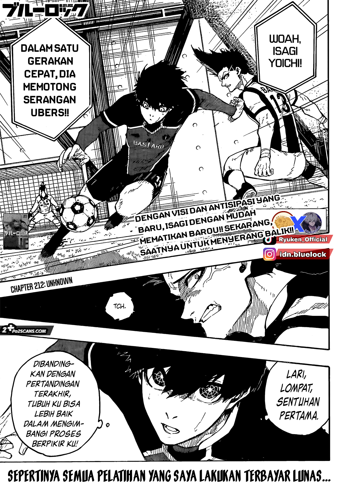 Manga Blue Lock Chapter 212 gambar nomor 2