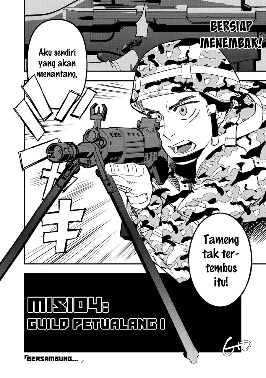 Bocchi Jieikan no Isekai Funsenki Chapter 04 Gambar 24