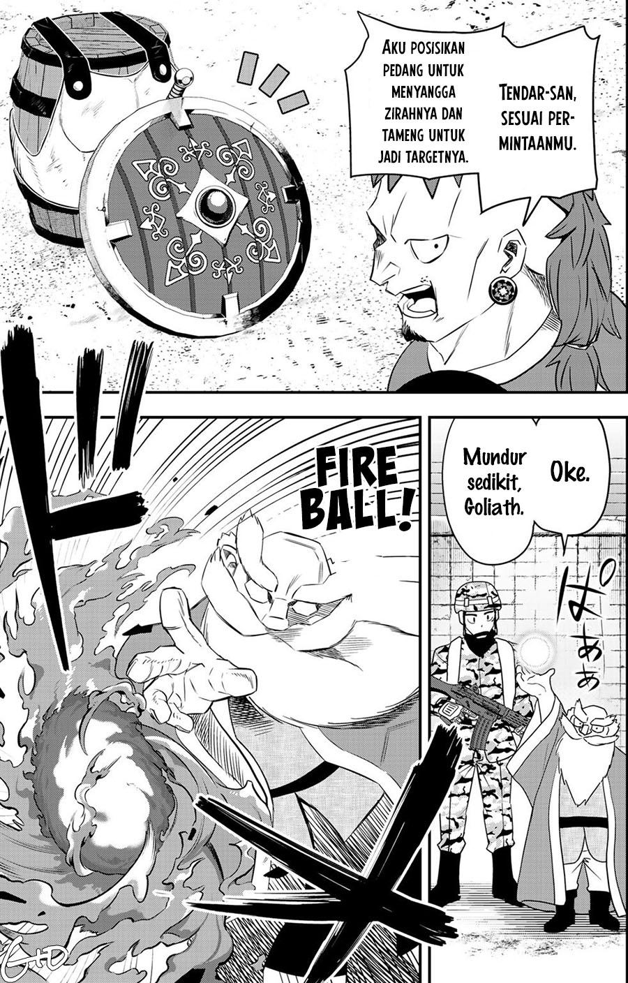 Bocchi Jieikan no Isekai Funsenki Chapter 04 Gambar 21