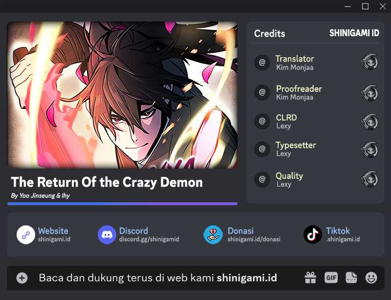Komik Return of the Mad Demon Chapter 67 gambar nomor 1