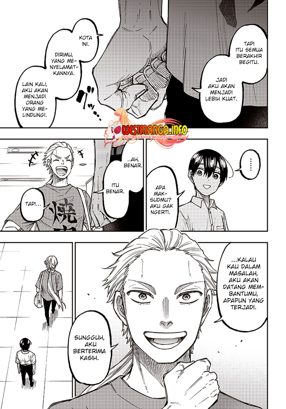 Kyuuseishu MESHIA ~Isekai wo sukutta moto yuusha ga mamono no afureru genjitsu sekai wo musou suru~ Chapter 14 Gambar 13