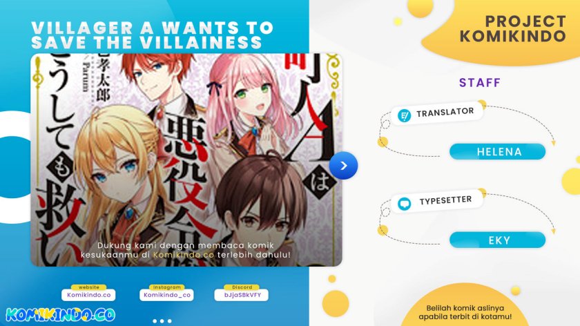 Komik Villager A Wants to Save the Villainess no Matter What! Chapter 12 gambar nomor 1