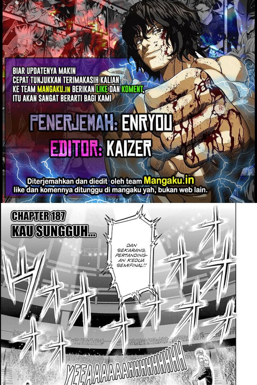 Komik Kengan Omega Chapter 187 gambar nomor 1