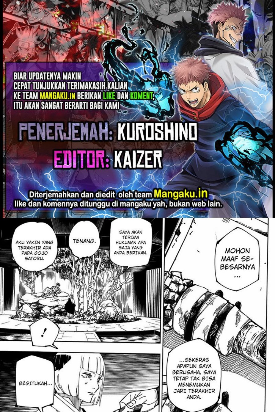 Komik Jujutsu Kaisen Chapter 222 gambar nomor 1