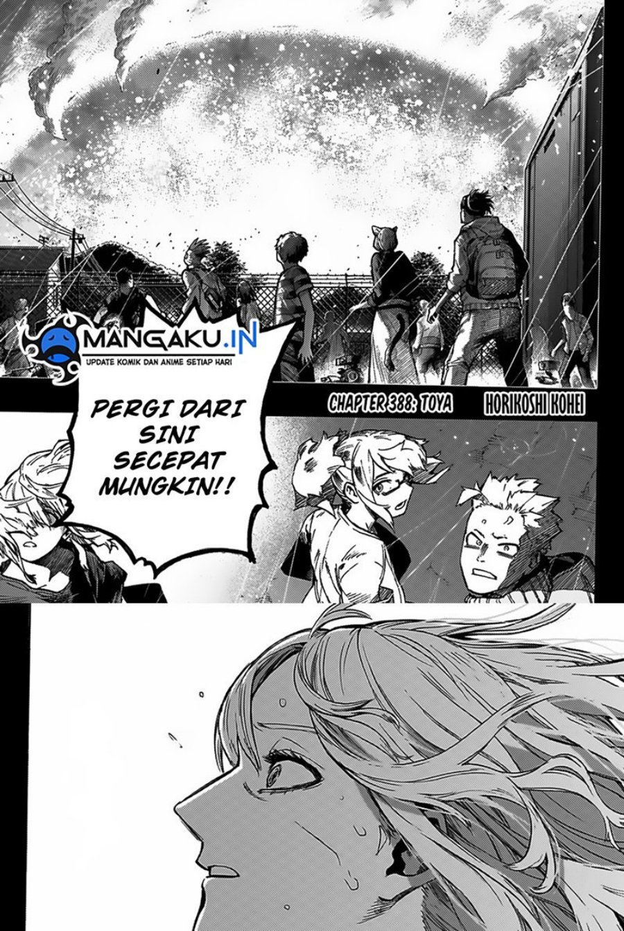 Boku no Hero Academia Chapter 388 Gambar 4