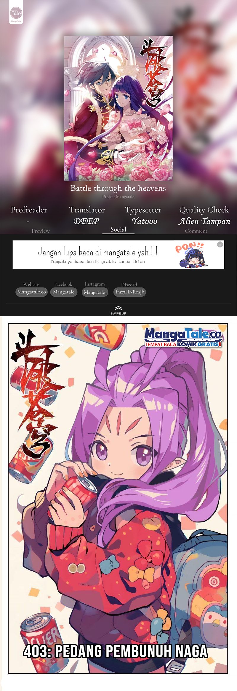 Komik Battle Through the Heavens Chapter 403 gambar nomor 1