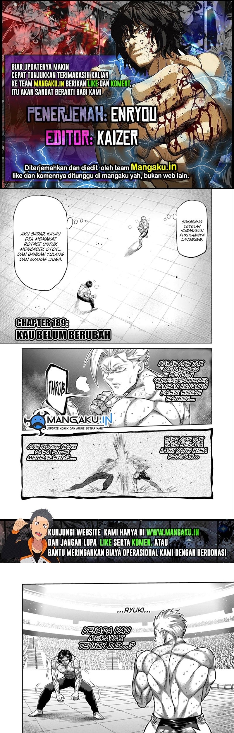 Komik Kengan Omega Chapter 189 gambar nomor 1