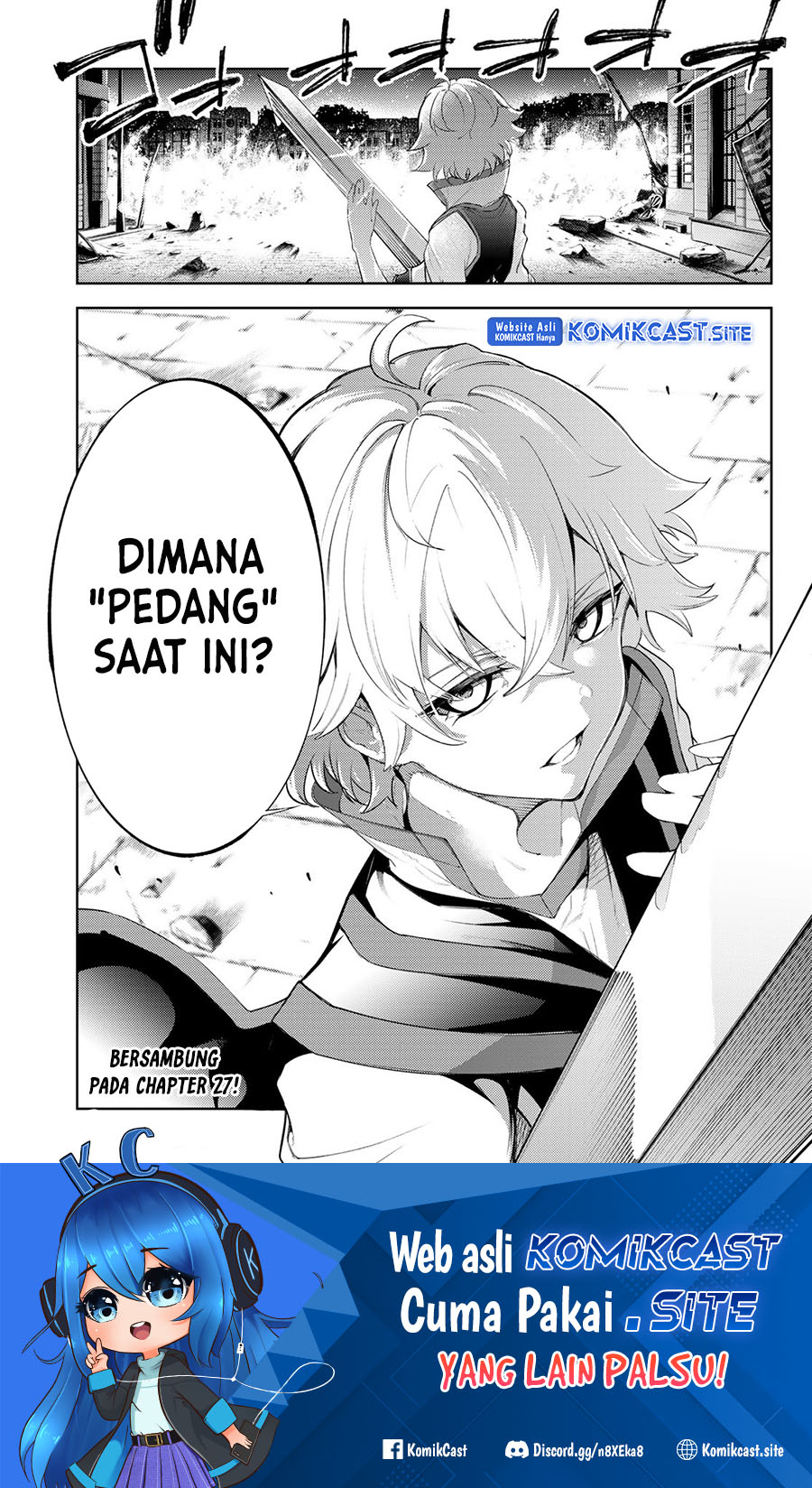 Tsue to Tsurugi no Wistoria Chapter 26 Gambar 39