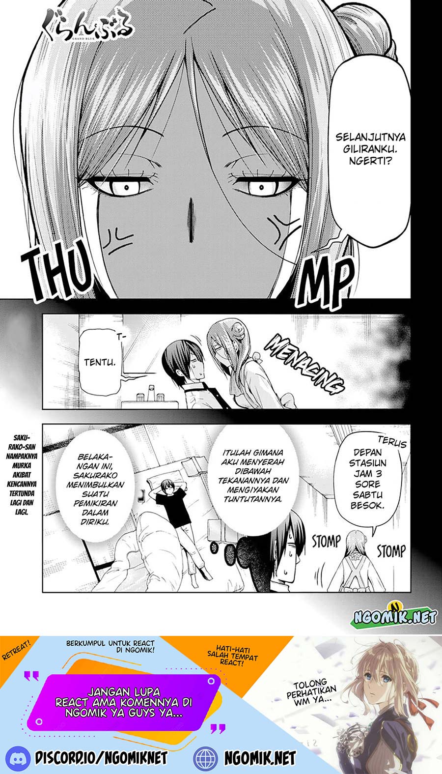 Manga Grand Blue Chapter 83 gambar nomor 2