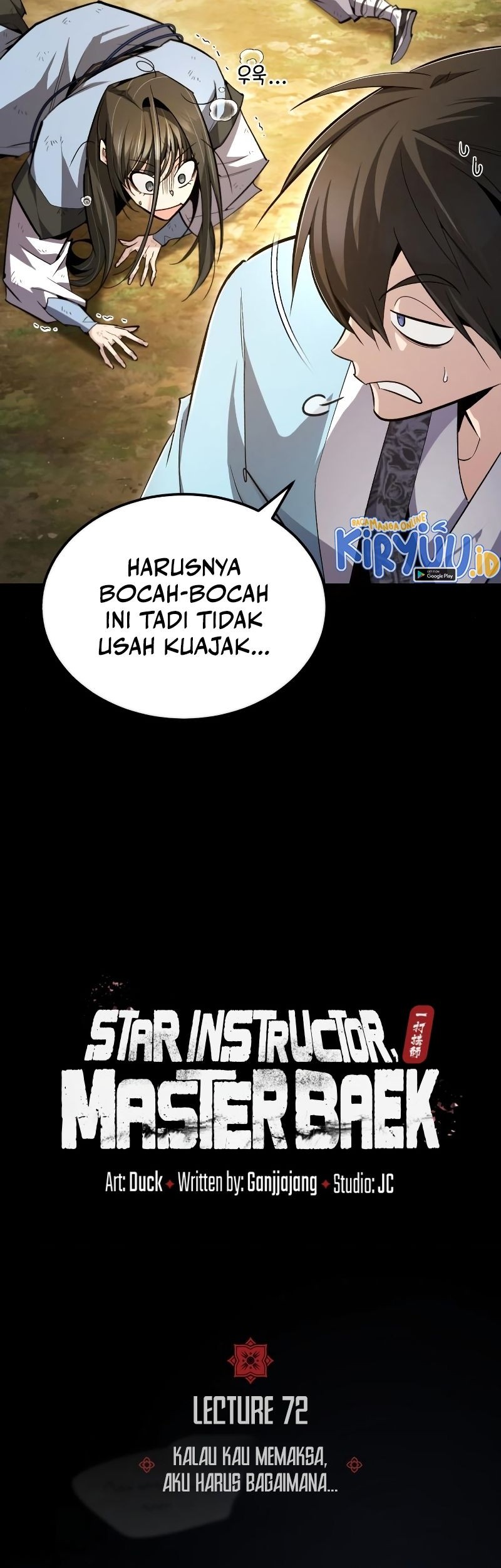 Number One Star Instructor Master Baek Chapter 72 Gambar 7
