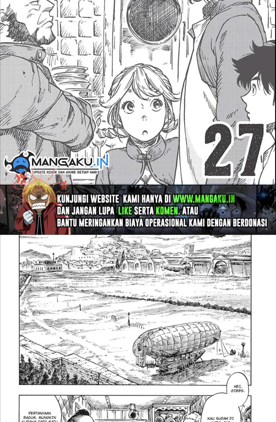 Manga Kuutei Dragons Chapter 27.1 gambar nomor 2