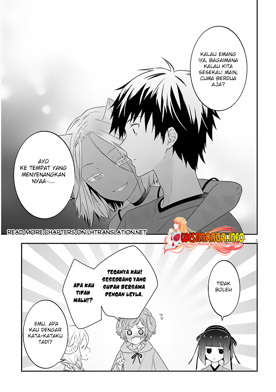 Maou ni Natte node – Dungeon Tsukutte Jingai Musume to Honobono suru Chapter 58.1 Gambar 7