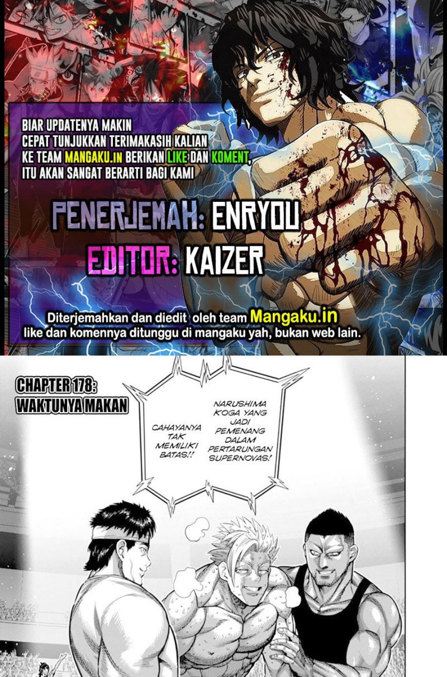 Komik Kengan Omega Chapter 178 gambar nomor 1