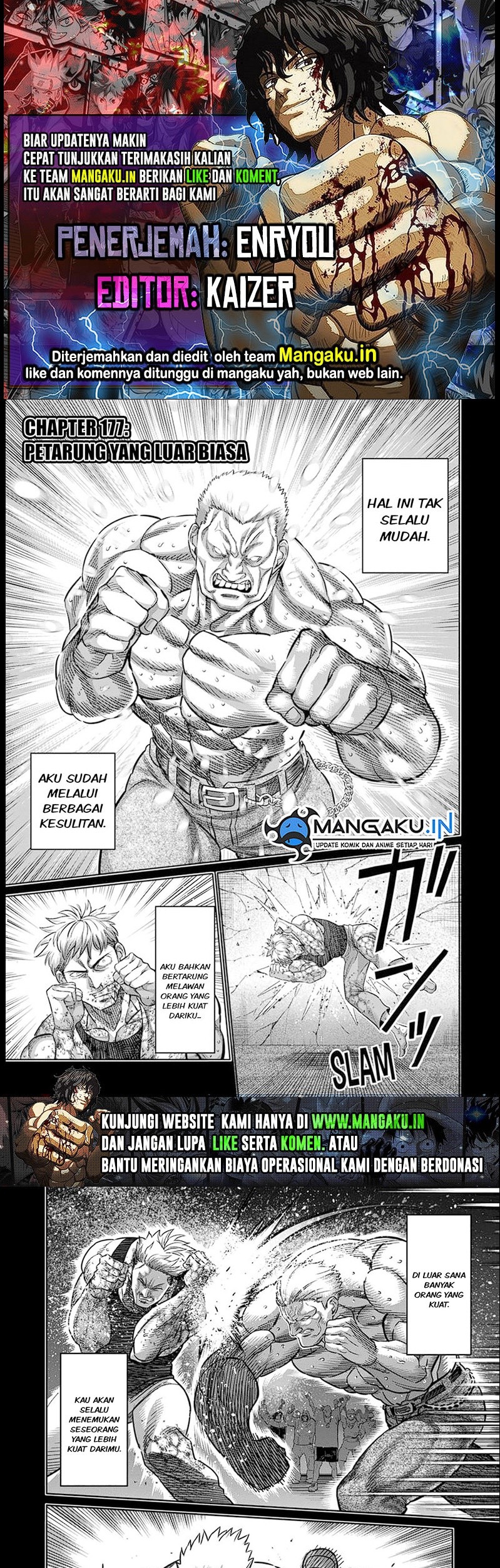 Komik Kengan Omega Chapter 177 gambar nomor 1