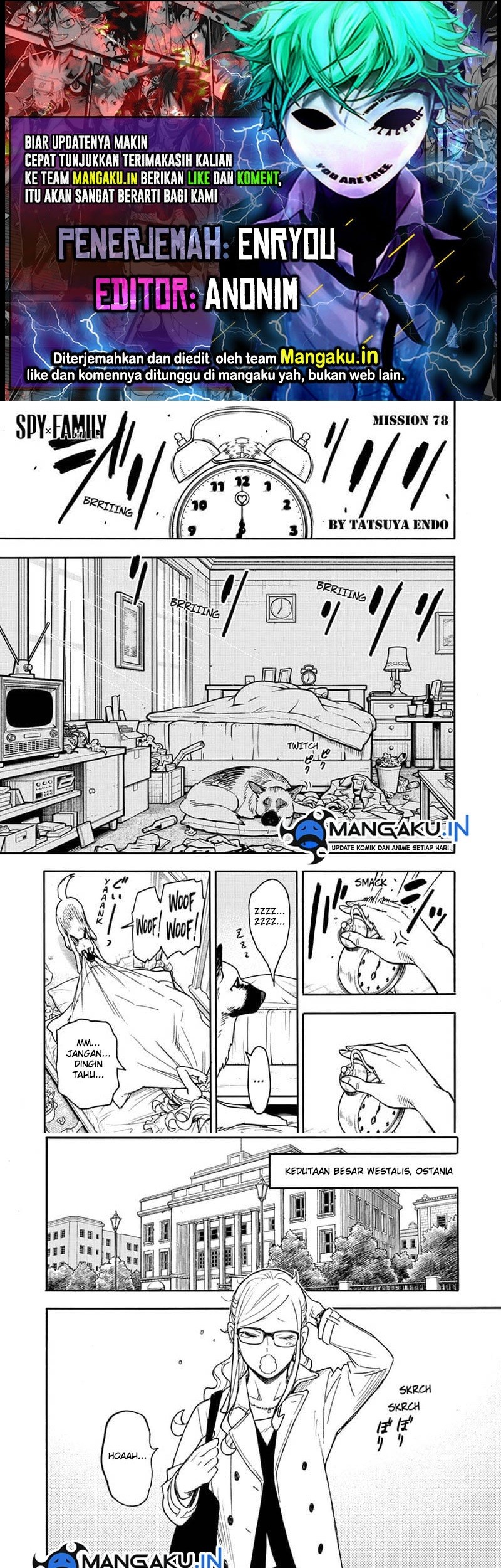 Komik Spy X Family Chapter 78 gambar nomor 1