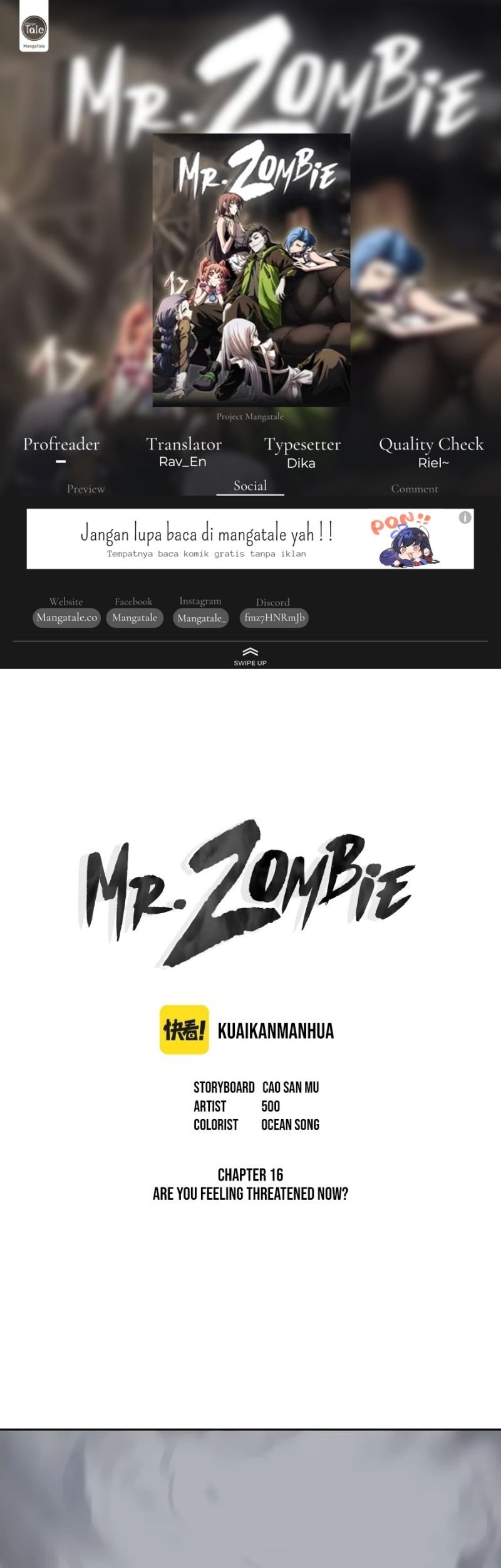 Komik Mr. Zombie Chapter 16 gambar nomor 1