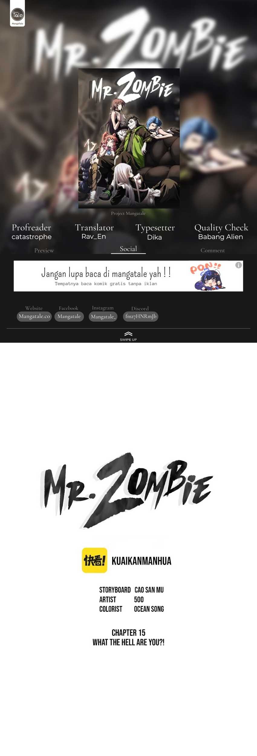 Komik Mr. Zombie Chapter 15 gambar nomor 1