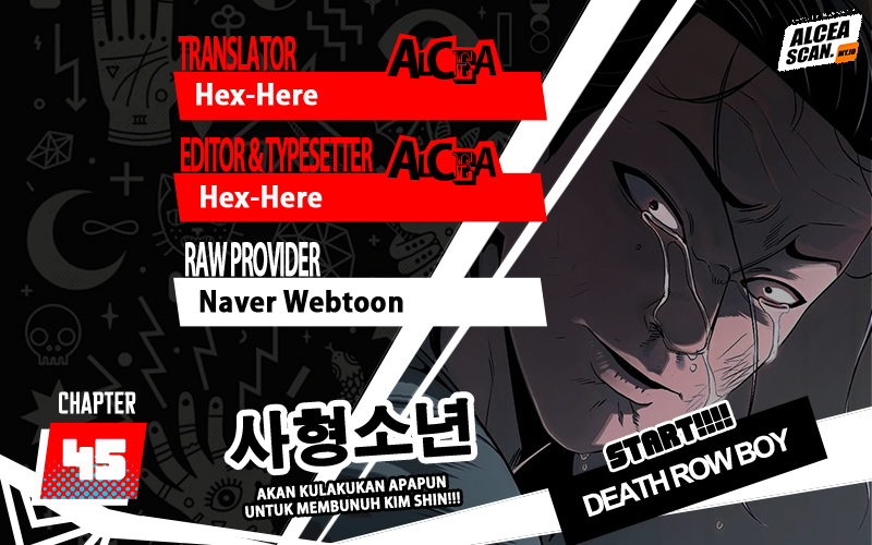 Komik Death Row Boy Chapter 45 gambar nomor 1