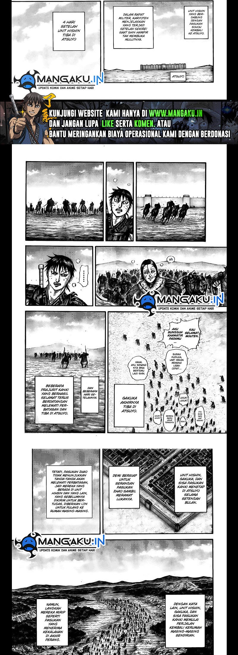 Kingdom Chapter 755 Gambar 4