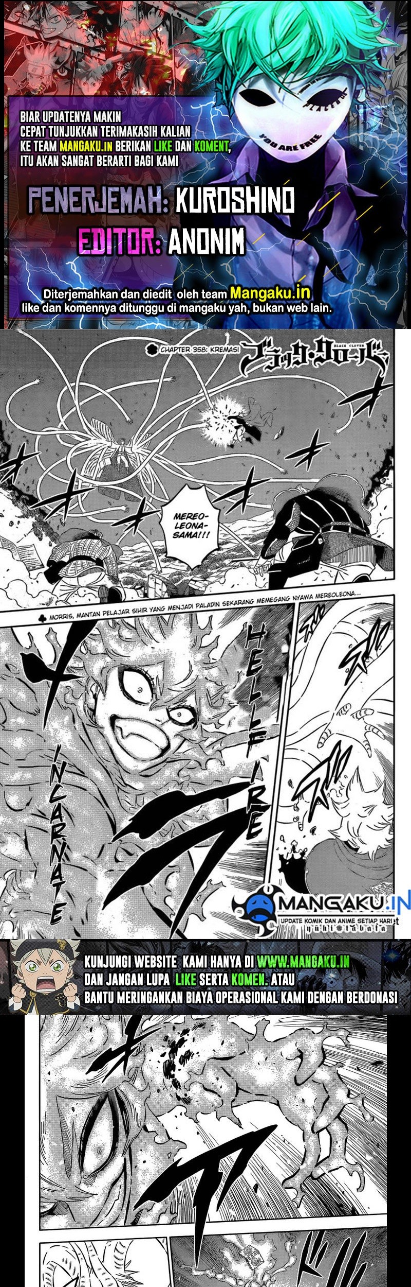 Komik Black Clover Chapter 358 gambar nomor 1