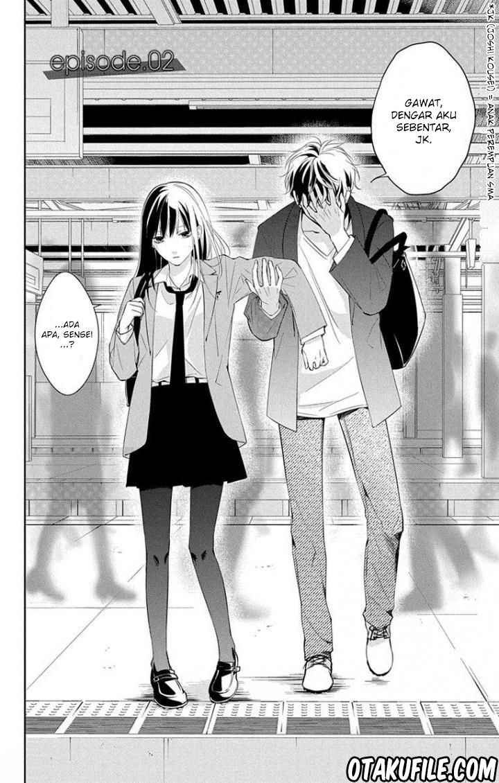 Manga Tsuiraku JK to Haijin Kyoushi Chapter 02 gambar nomor 2