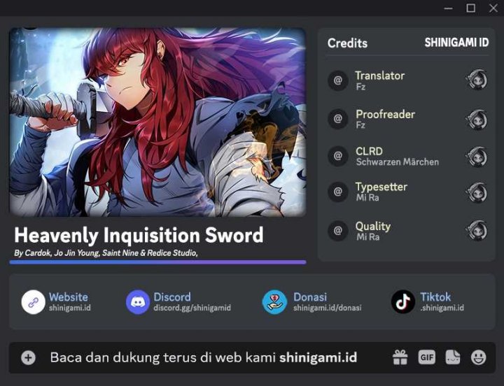 Komik Heavenly Inquisition Sword Chapter 45 gambar nomor 1