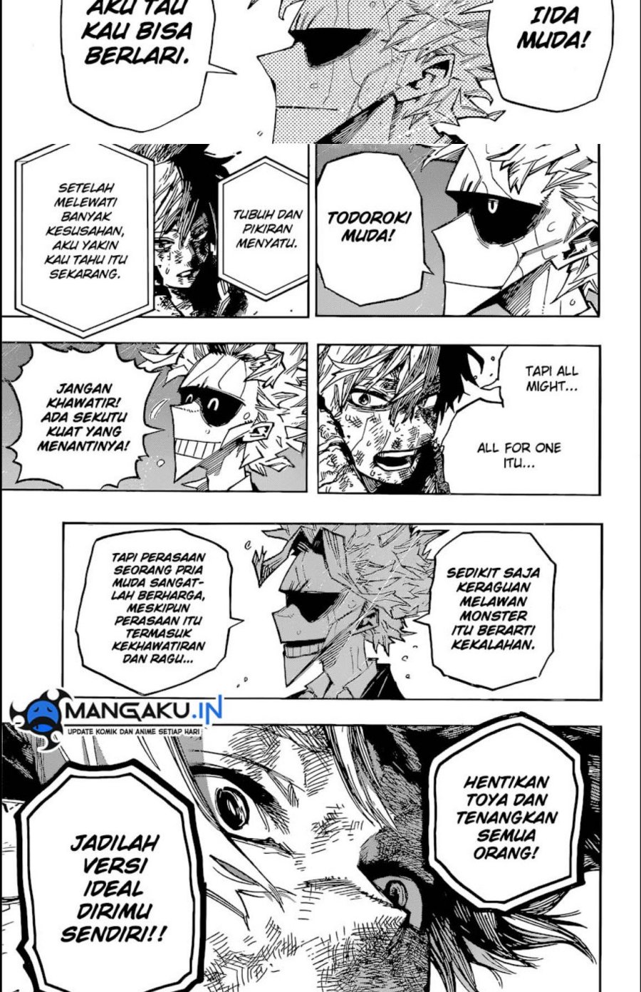 Boku no Hero Academia Chapter 386 Gambar 9