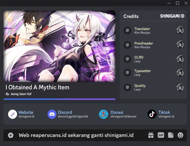 Komik I Obtained a Mythic Item Chapter 51 gambar nomor 1