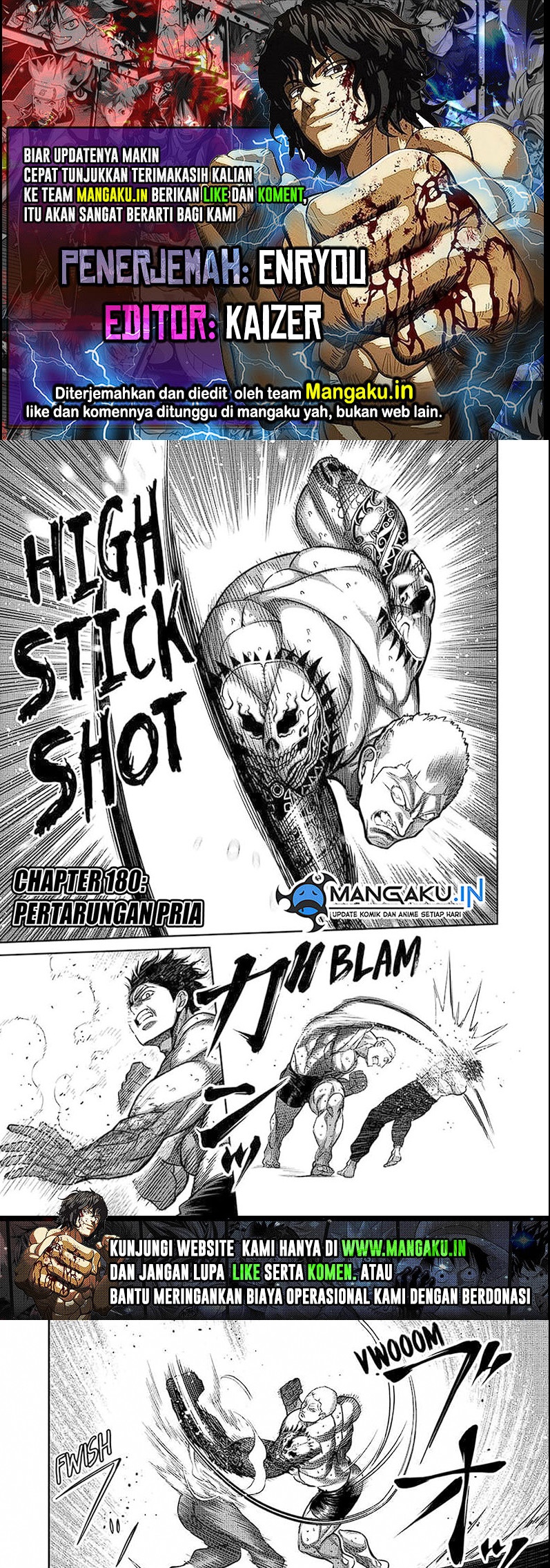 Komik Kengan Omega Chapter 180 gambar nomor 1