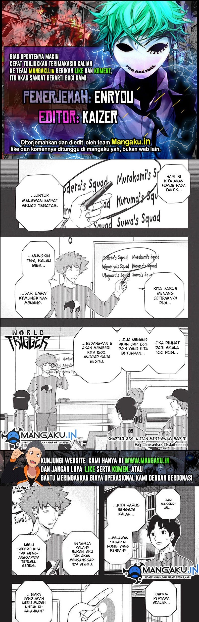 Komik World Trigger Chapter 234 gambar nomor 1