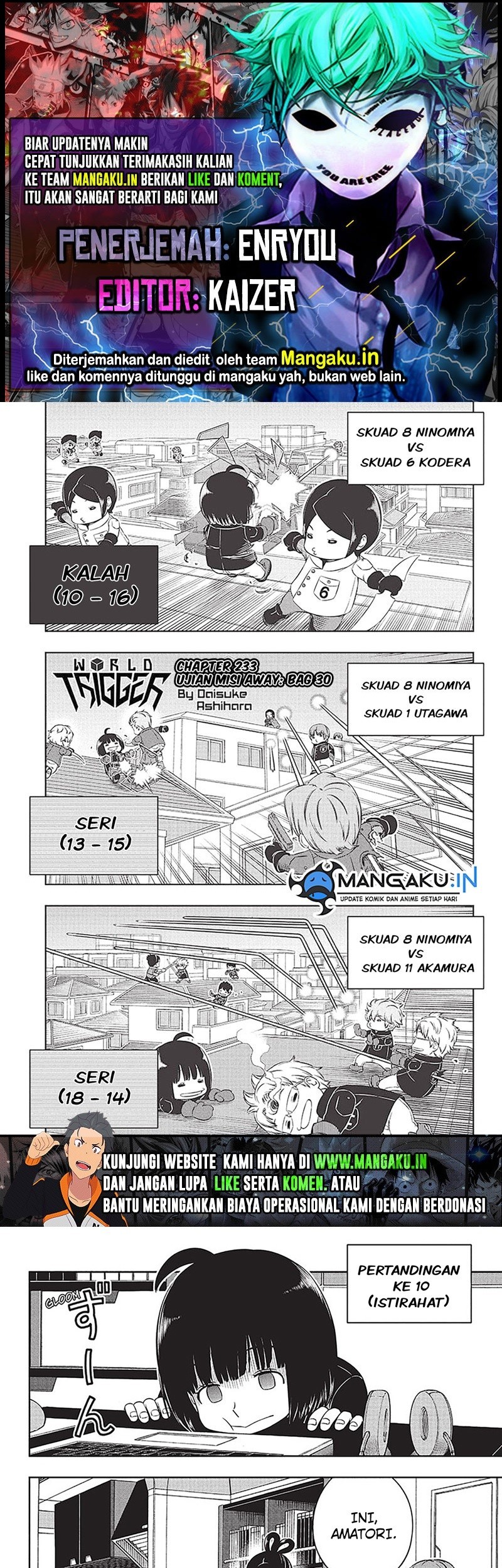 Komik World Trigger Chapter 233 gambar nomor 1