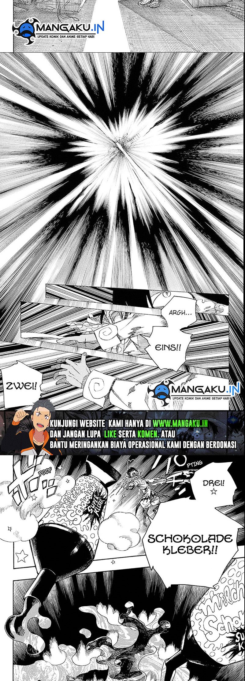 Ao no Exorcist Chapter 140.2 Gambar 6