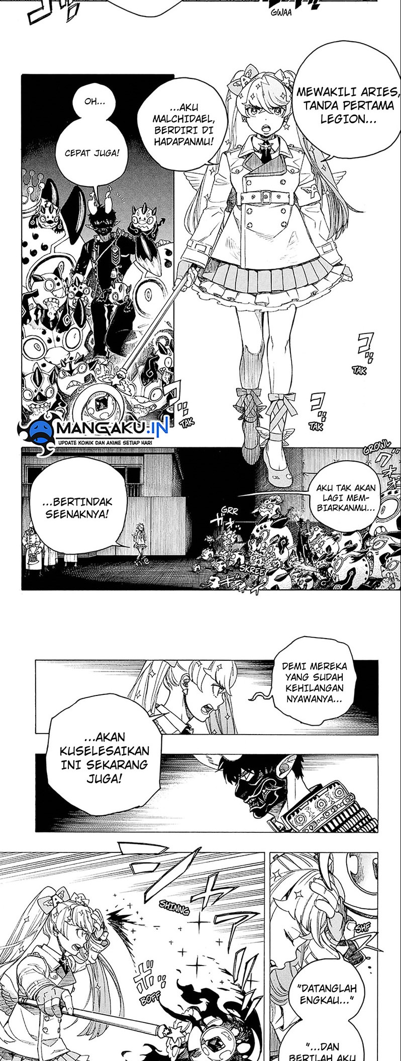 Ao no Exorcist Chapter 140.1 Gambar 3