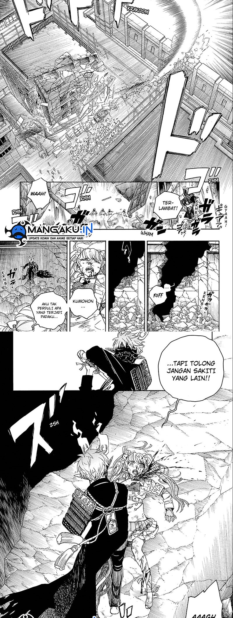 Ao no Exorcist Chapter 140.1 Gambar 7