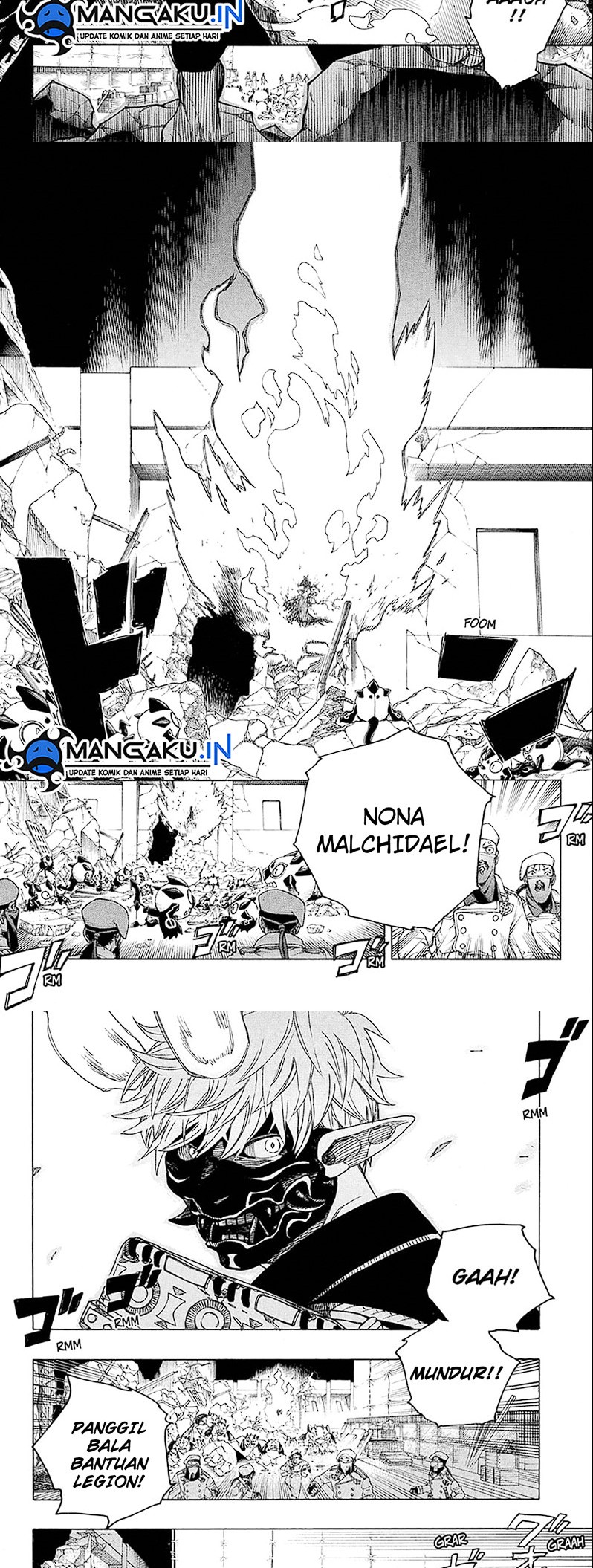 Ao no Exorcist Chapter 140.1 Gambar 8